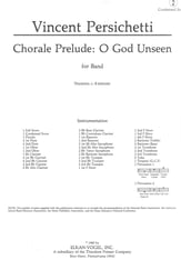 Chorale Prelude-O God Unseen Concert Band sheet music cover